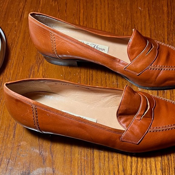 Cole Haan NWOT size 10 tan leather made in italy - Picture 5 of 8